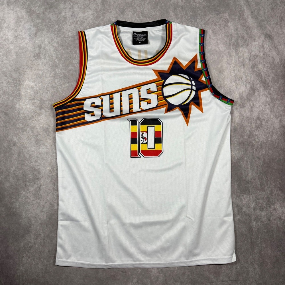 Khaman Maluach Phoenix Suns Basketball Jersey NBA White Mens XL Sports